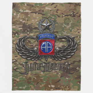 82:a Airborne Jumpmaster Camo Fleecefilt