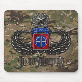 82:a Airborne Jumpmaster Camo Mousepad Musmatta