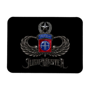 82:a Airborne Jumpmaster Magnet