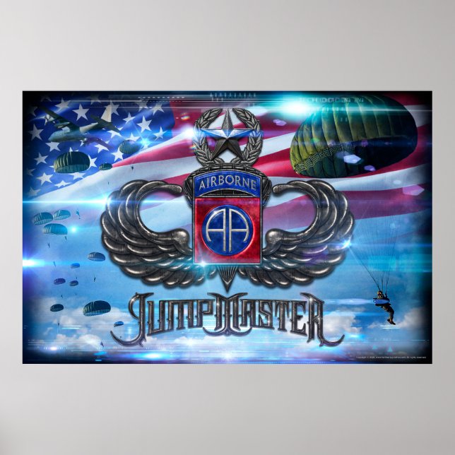 82:a Airborne Jumpmaster Poster (Framsidan)