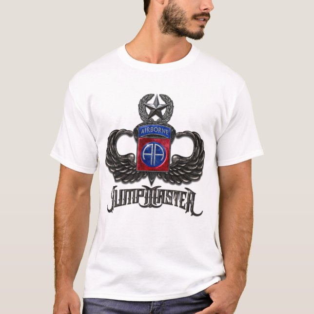 82:a Airborne Jumpmaster T-shirt (Framsida)
