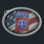 82:a Airborne US Flagga<br><div class="desc">Visa militärt pride och patriotism med denna utpräglade,  mycket detaljerade återgivning av de ikoniska beteckningarna för den 82:a flygburna divisionen. Finns endast på Zazzle!</div>