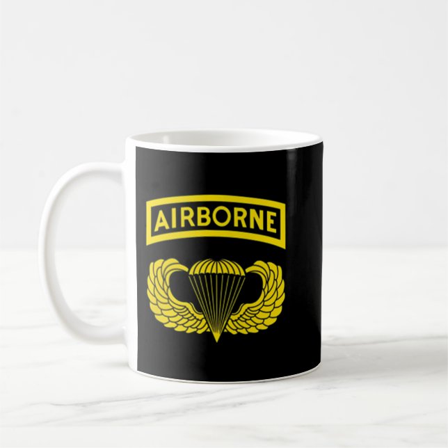 82:a arméns flygburna division Paratrooper , veter Kaffemugg (Vänster)