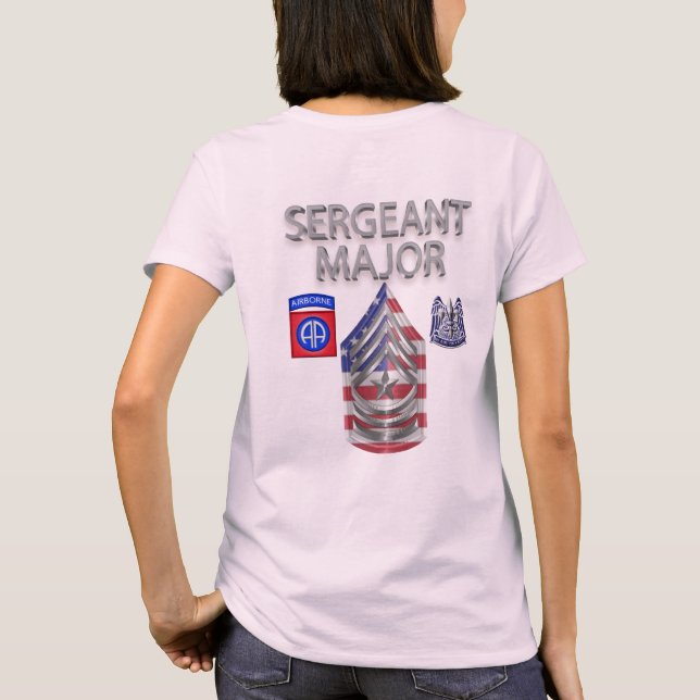 82:a divisionens överste t shirt (Baksida)