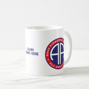 82:a flygburen division Alla amerikanska Anpassade Kaffemugg