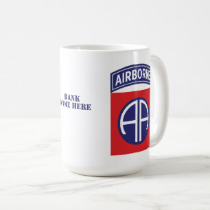 82:a flygburen division Alla amerikanska Anpassade Kaffemugg