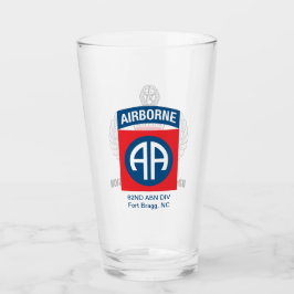 82:a flygburen division Beer Glass Glaskopp