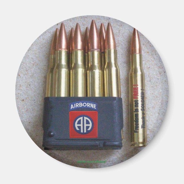 82:a flygburen divisionen krig, magnet för veteran (Framsidan)