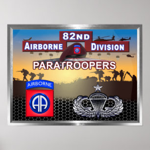 82:a flygburen divisionens överordnad Poster