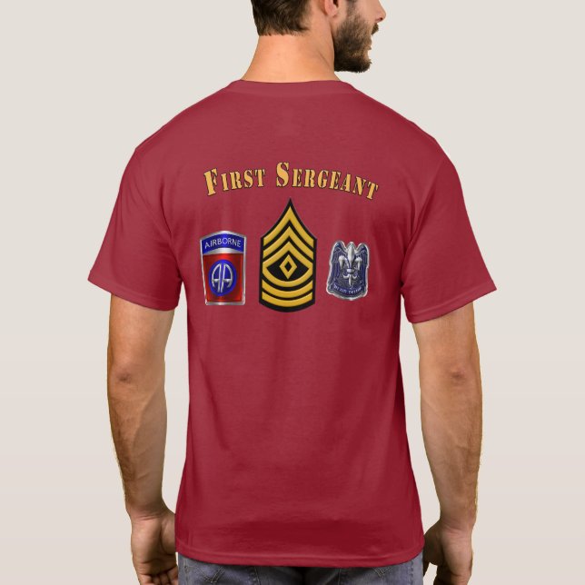 82:a flygburen divisionsinspektör t shirt (Baksida)