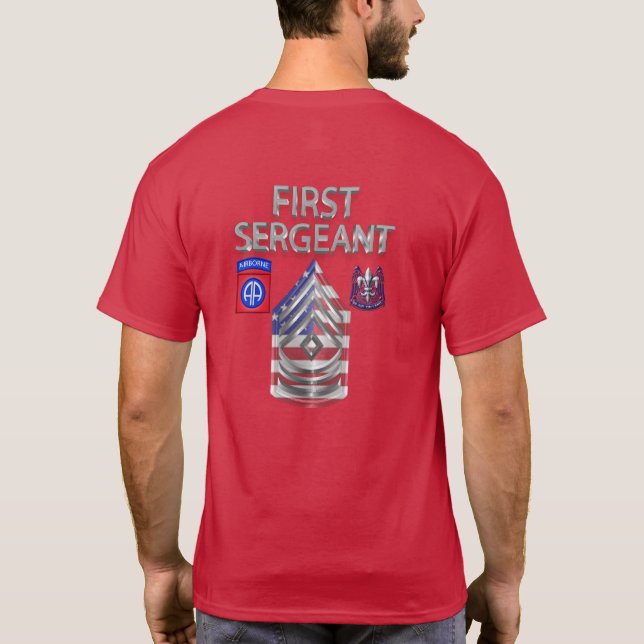82:a flygburen divisionsinspektör t shirt (Baksida)