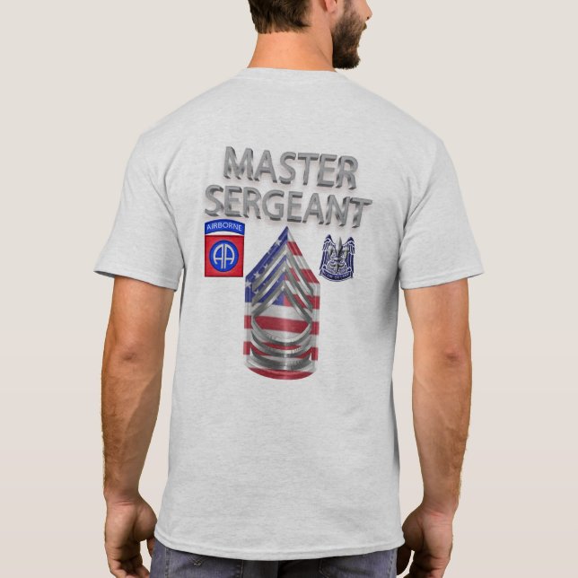 82:a flygburen divisionssergeant t shirt (Baksida)
