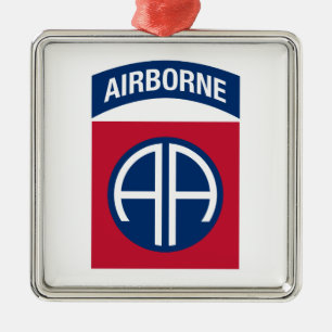82:a flygburen sektion Insignia Militär Veteran Julgransprydnad Metall