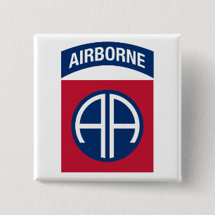 82:a flygburen sektion Insignia Militär Veteran Knapp