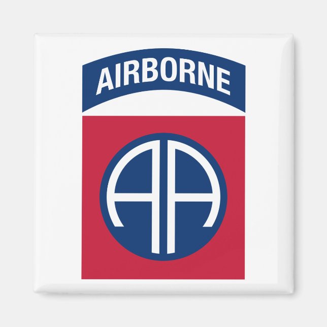 82:a flygburen sektion Insignia Militär Veteran Magnet (Framsidan)