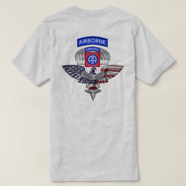 82:a flygburen sektion Veteran T Shirt (Design baksida)