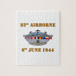 82:a flygburna divisionen 6e juni 1944 pussel