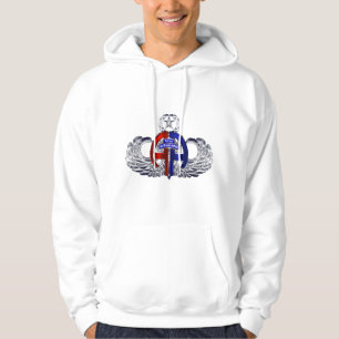 82:a flygburna divisionen "Fearless Paratroopers" Hoodie