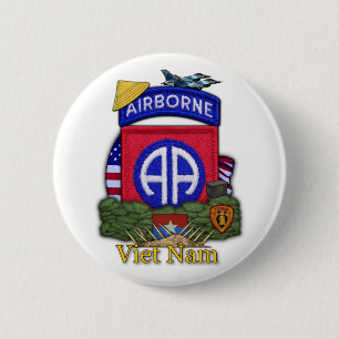 82:a flygburna divisionen Vietnam krig Button Knapp