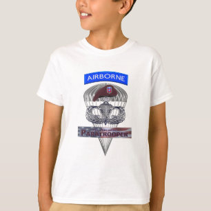 82:a flygburna högre Jumper med amerikansk Flagga T Shirt
