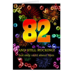 82:a födelsedag fortfarande hälsningskort