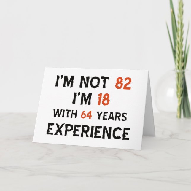 82:a födelsedag kort (Framsida)