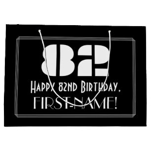 82:a födelsedagen ~ Art Deco Inspired Titta "82" +