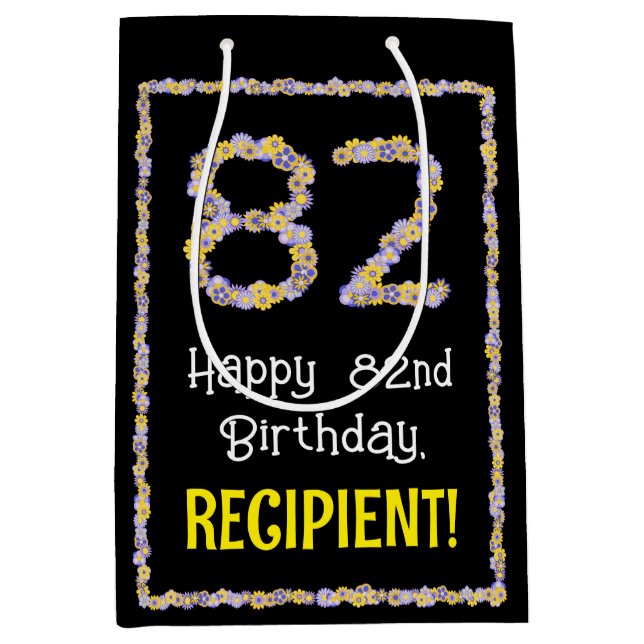 82:a födelsedagen: Blommigt Flowers Number, eget n (Framsidan)