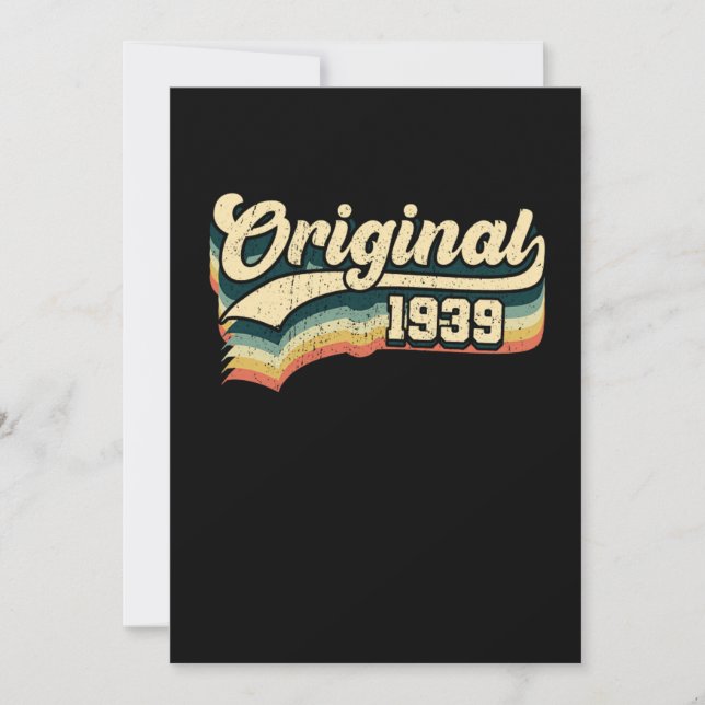 82:a födelsedagen Gift Original Manar Women Född 1 Inbjudningar (Framsida)