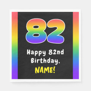 82:a födelsedagen: Rainbow Spectrum nr 82, Anpassa Pappersservett