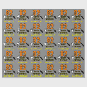 82:a födelsedagen: Spooky Halloween Theme, eget na Presentpapper