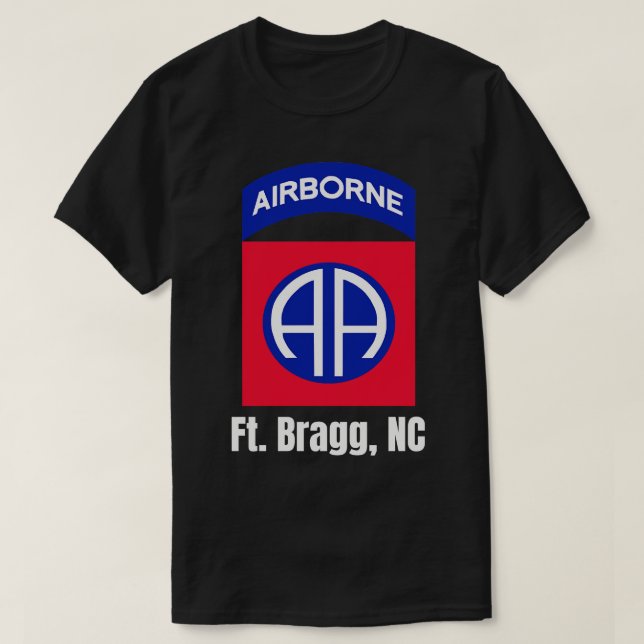 82:a Ft Bragg 1 T Shirt (Design framsida)
