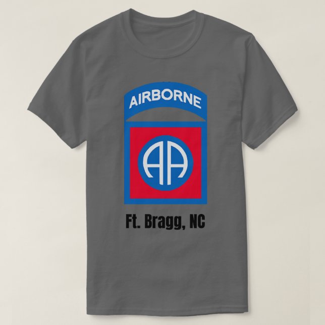 82:a Ft Bragg T Shirt (Design framsida)
