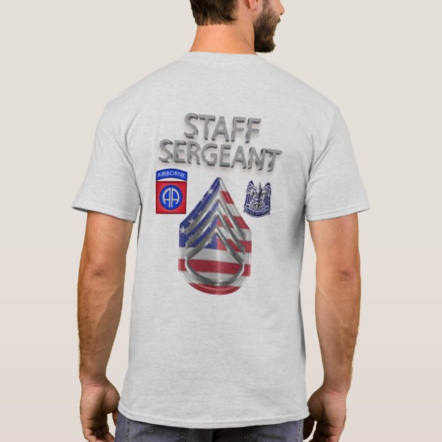 82:a inspektör från flygdivisionen t shirt (Baksida)