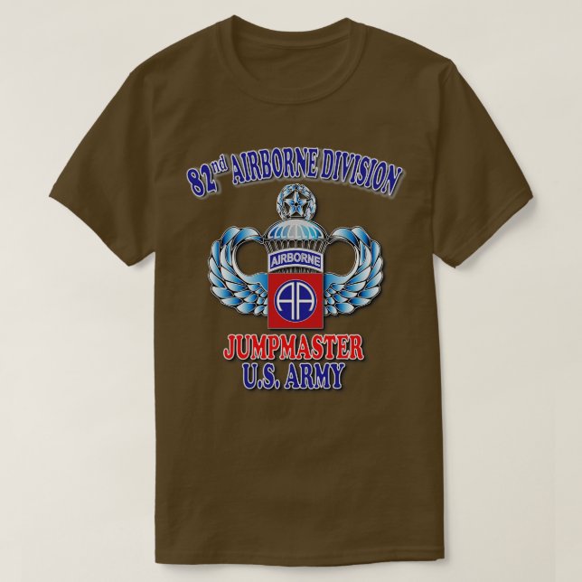 82:a Jumpmaster Jump Vingar T Shirt (Design framsida)