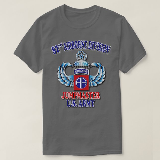 82:a Jumpmaster Jump Vingar T Shirt (Design framsida)