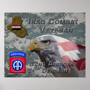 82:a luftburen div Irak - Veteran Poster