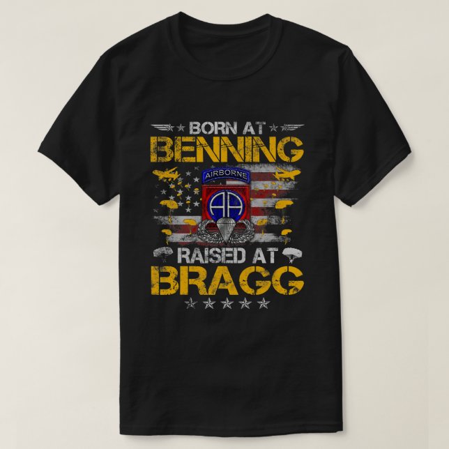 82:a luftburen veteran vid Ft Benning (FoU) T Shirt (Design framsida)