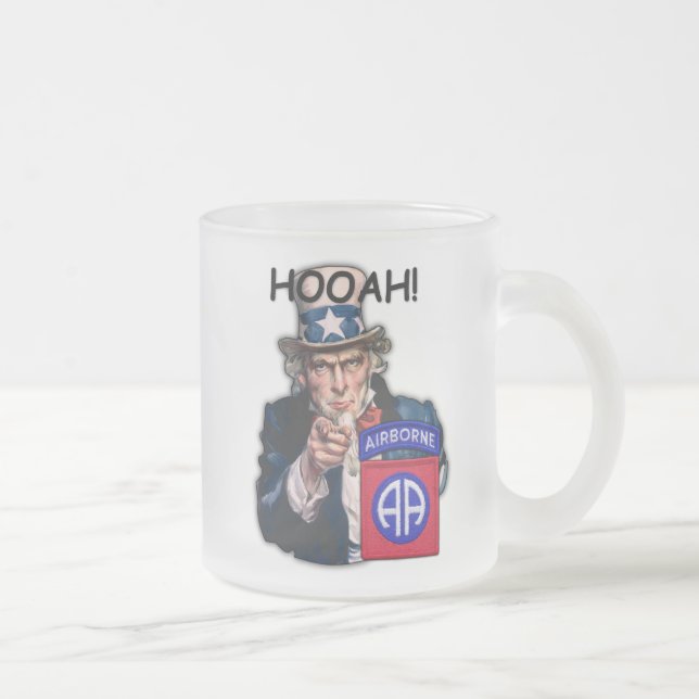 82:a luftburet divisionspatentet Frosty Mug Frostad Glasmugg (Höger)