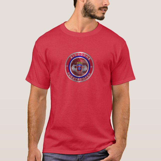 82:a luftburna divisionen “Airborne Ranger” T Shirt (Framsida)