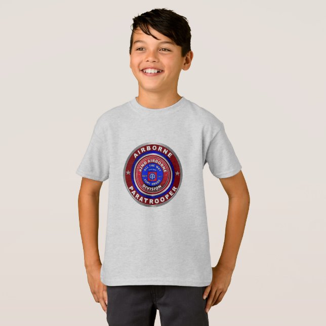 82:a luftburna divisionen t shirt (Hel framsida)