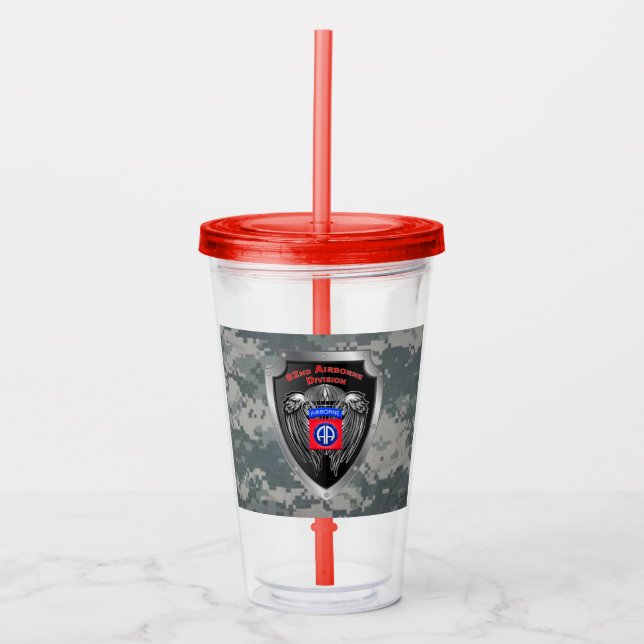 82:a luftburna divisionen take away mugg (Framsida)