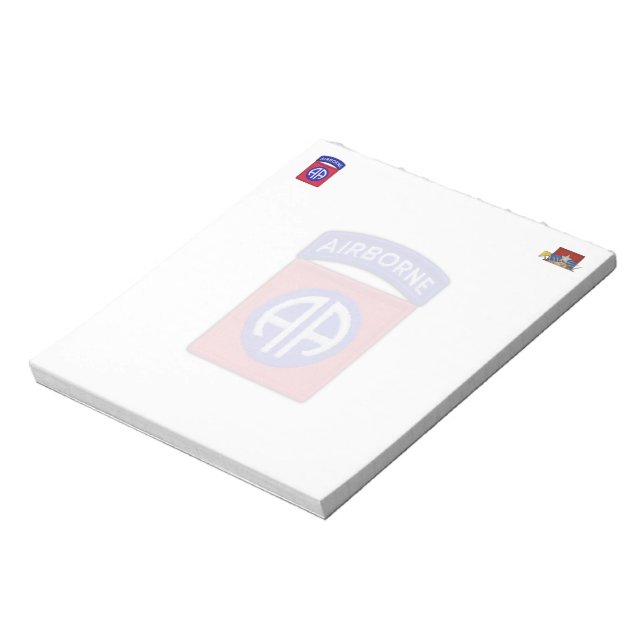 82:a luftburna divisionens vietnamplåster-Anteckni Anteckningsblock (Roterad)