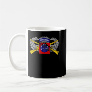 82:a luftburna infanterier och parachutist Vinge Kaffemugg