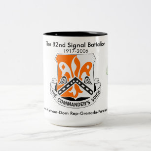 82:a signalbataljonen historisk kaffekaffe Mugg #1