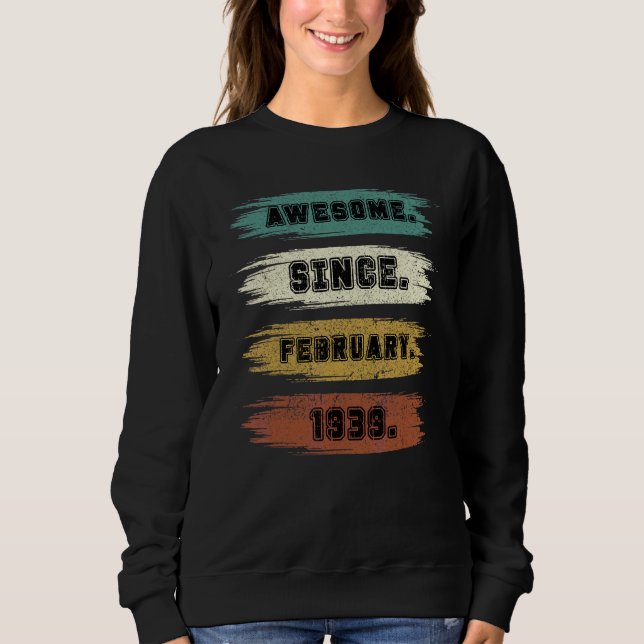 82 år gammal Fantastisk sedan februari 1940 82 BIR T Shirt (Framsida)