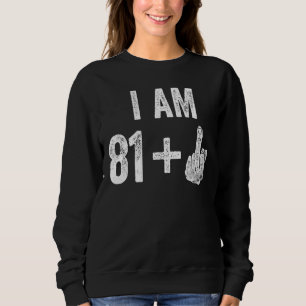 82 år gammal min 82:e födelsedag Mitten Finger T Shirt