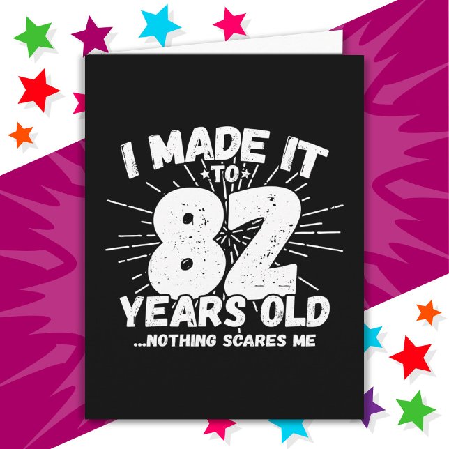 82 år gammalt Sarkastic Meme Funny 82:a födelsedag Kort (Skapare uppladdad)