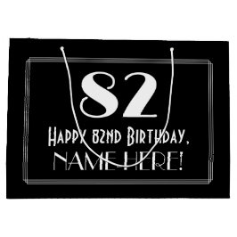 82-årsdag: Art Deco-inspirerad stil "82", Namn