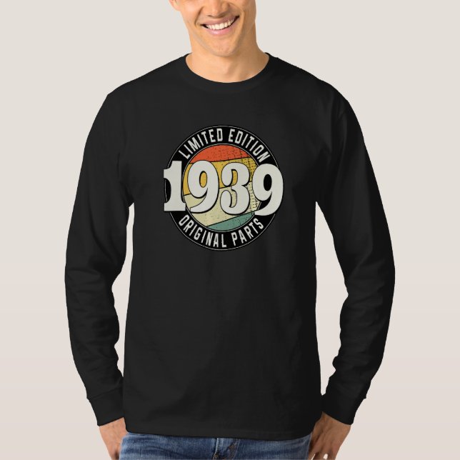 82:e årsdagen 1939 års utgåva Original Parts Vinta T Shirt (Framsida)